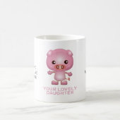 Mug Fête des mères de cochon de dessin animé (Centre)