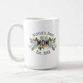 Mug Fête des mères de la meilleure maman du monde de f (Gauche)