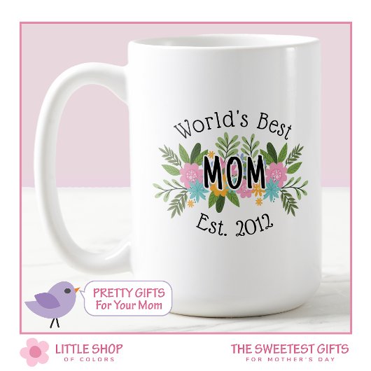 Mug Fête des mères de la meilleure maman du monde de f