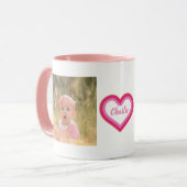 Mug Fête des mères de la Première Fête moderne mignonn (Devant gauche)