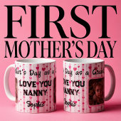 Mug Fête des mères de la première grand-mère : Aimez v