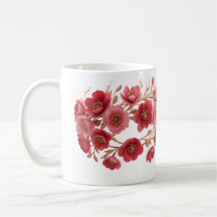 Mug Fête des mères de luxe Couronne florale