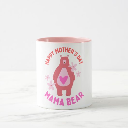 Mug Fête des mères de Mama Bear Hub (Centre)