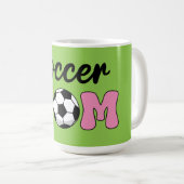 Mug Fête des mères de maman de football (Devant droit)