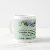 Mug Fête des mères de Pansy (Devant gauche)