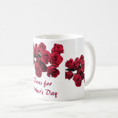 Mug Fête des mères de Red Roses (Devant droit)