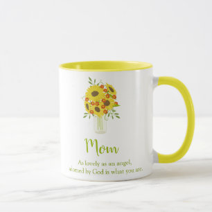 Mug Fête des Mères de Tournesol brillant
