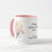 Mug Fête des mères des colibris roses (Devant gauche)