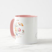 Mug Fête des mères du Fleur sauvage de prairie aquarel (Devant gauche)