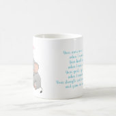 Mug Fête des mères éléphantes pour bébés et mamans (Centre)