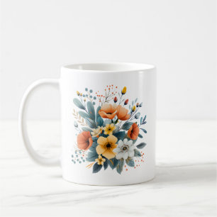 Mug Fête des Mères Fleurs Boho Clipart-61983