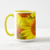Mug Fête des mères Fleurs de soleil (Gauche)