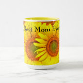 Mug Fête des mères Fleurs de soleil (Centre)