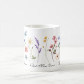 Mug Fête des mères fleurs sauvages pour les amoureux P (Centre)