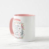 Mug Fête des mères GIGI personnalisées Anniversaire No (Devant gauche)