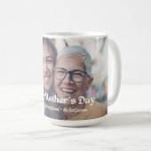 Mug fête des mères heureuses, typographie moderne phot (Devant droit)
