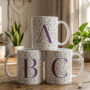 Mug Fête des Mères   Initiale de demoiselle d'honneur 