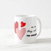 Mug Fête des mères maman Citation drôle Coeurs rose ro (Devant droit)