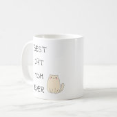 Mug Fête des mères meilleur chat maman jamais (Devant gauche)