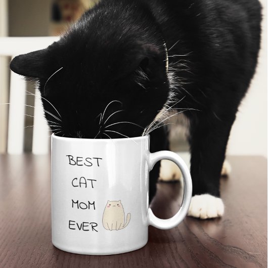 Mug Fête des mères meilleur chat maman jamais