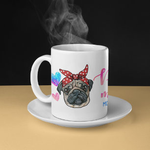 Mug Fête des mères mignonne chien maman Amoureux des c