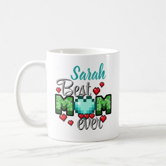 Mug Fête des mères Musique Minecraft (Gauche)