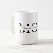 Mug Fête des Mères Nom Personnalisé (Devant gauche)