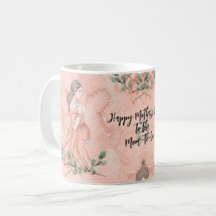 Mug Fête des mères - Peach pour maman