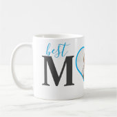 Mug Fête des mères photo Meilleure maman jamais (Gauche)
