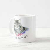 Mug Fête des mères Purrr-fect Maman Citation de chat (Devant gauche)