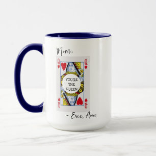 Mug Fête des Mères, Reine des Coeurs Maman Café person