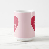 Mug Fête des Mères - Soft Rose & Red Heart (Centre)