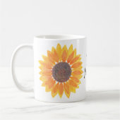 Mug Fête des Mères Sunflower Jaune Meilleure maman au  (Gauche)