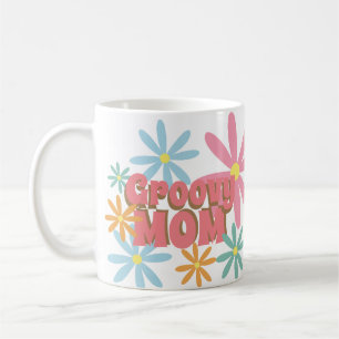 Mug Fête des mères super Maman Fleurs Photo