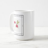 Mug Fête des mères Vintages florales roses (Devant gauche)