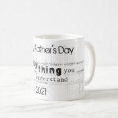 Mug Fête des Pères (Devant droit)