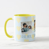 Mug Fête des pères 3 photo shoots collage Aimer vous p (Gauche)