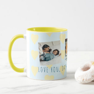 Mug Fête des pères 3 photo shoots collage Aimer vous p