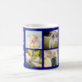 Mug Fête des pères 6 Photo Keepsaké Handyman Papa Bleu (Centre)