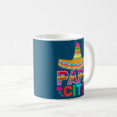 Mug Fête des pères amusante pour les hommes Papacito P (Devant droit)