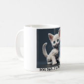 Mug Fête des pères Animaux de compagnie personnalisés (Devant gauche)