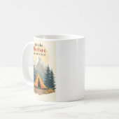 Mug Fête des pères Aventure Camping Thème (Devant gauche)