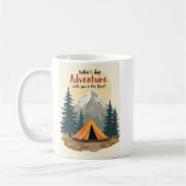 Mug Fête des pères Aventure Camping Thème (Gauche)