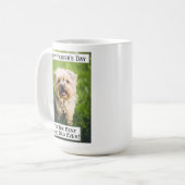 Mug Fête des pères Chien papa Meilleur Meilleur Jamais (Devant gauche)