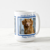Mug Fête des pères Chien - Photo pour animaux de compa (Devant droit)