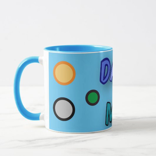 Mug Fête des pères colorés (Gauche)