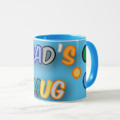 Mug Fête des pères colorés (Devant droit)
