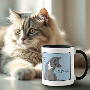 Mug Fête des pères d'adoption du père de chat