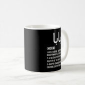 Mug fête des pères de calligraphie arabe baba tee arab (Devant droit)