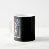 Mug Fête des pères de chien de père de mini-Schnauzer  (Devant gauche)